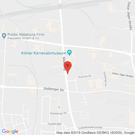 Standort der Autogas Tankstelle: Aral Tankstelle (LPG der Aral AG) in 50825, Köln
