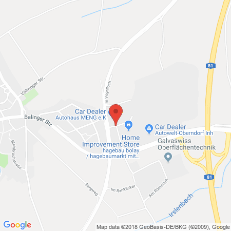 Position der Autogas-Tankstelle: SB Tankstelle Adelbert Gaiser in 78727, Oberndorf-Bochingen