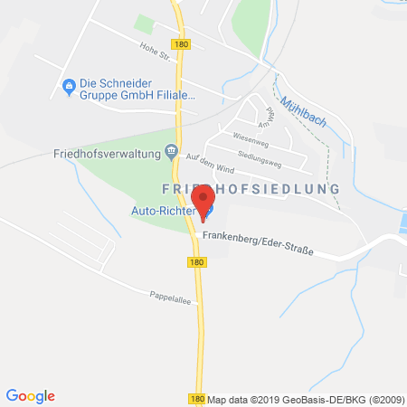 Position der Autogas-Tankstelle: Auto-Richter in 09669, Frankenberg