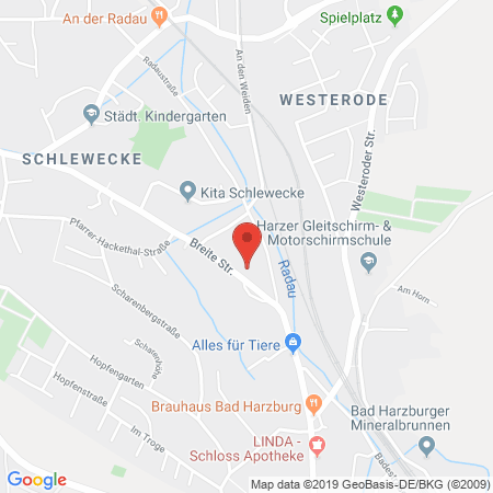 Position der Autogas-Tankstelle: Freie Tankstelle Ralf Ohmann in 38667, Bad Harzburg