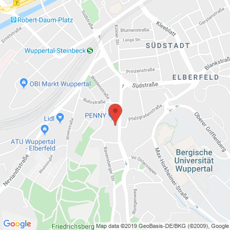 Position der Autogas-Werkstatt: Autohaus Eylert GmbH in 42119, Wuppertal