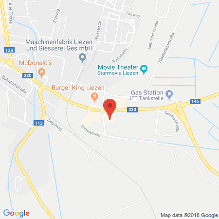 Position der Autogas-Tankstelle: Tankstelle & Shop in 8940, Liezen