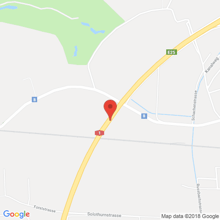 Position der Autogas-Tankstelle: ENI Tankstelle in 4543, Deitingen