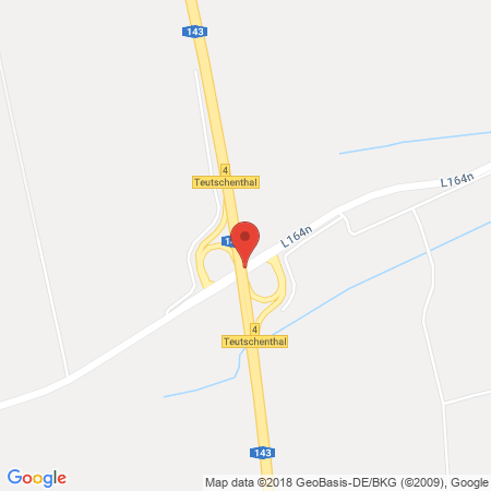 Position der Autogas-Tankstelle: TOTAL in 06179, Langenbogen