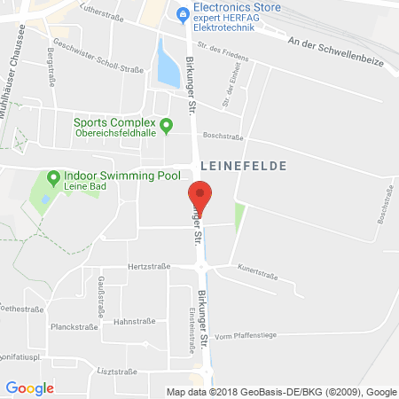 Standort der Autogas Tankstelle: BFT in 37327, Leinefelde