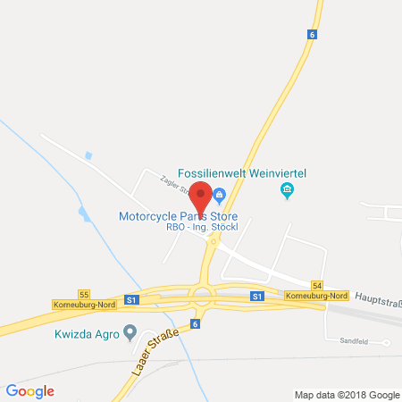 Position der Autogas-Tankstelle: Oil! Flaga in 2111, Tresdorf Gewerbepark b/Korneuburg
