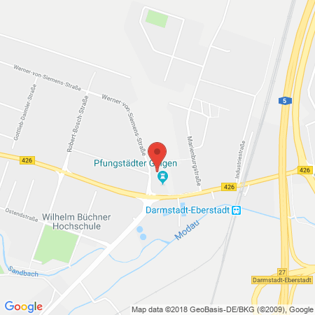 Standort der Autogas Tankstelle: Tamoil Tankstelle in 64319, Pfungstadt 