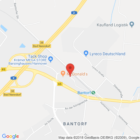 Standort der Autogas Tankstelle: Total Autohof Tankstelle in 30890, Barsinghausen
