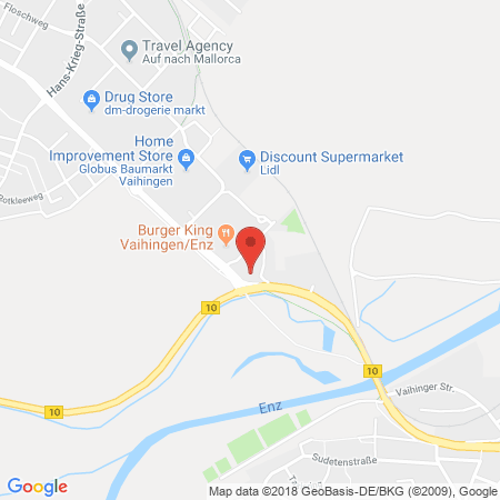 Standort der Autogas Tankstelle: Aral-Tankstelle in 71665, Vaihingen 