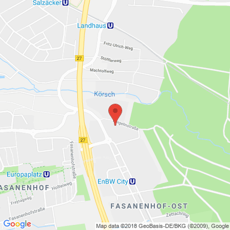 Standort der Autogas Tankstelle: ESSO -Tankstelle Heck in 70567, Stuttgart