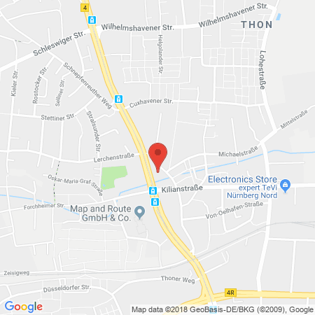 Standort der Autogas Tankstelle: Aral Tankstelle in 90425, Nürnberg