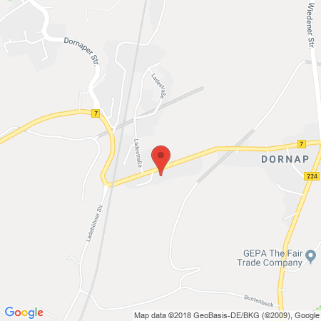 Position der Autogas-Tankstelle: Q1 Tankstelle in 42327, Wuppertal