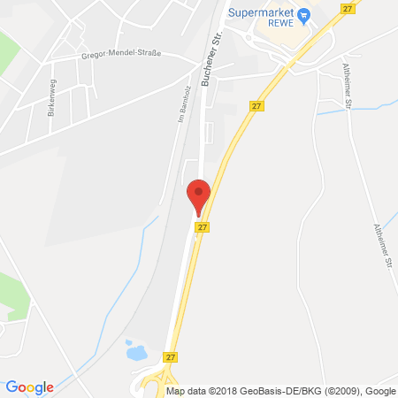 Standort der Autogas Tankstelle: ZG Raiffeisen Energie Tankstelle Walldürn in 74731, Walldürn
