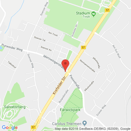 Standort der Autogas Tankstelle: Aral-Tankstelle in 52070, Aachen