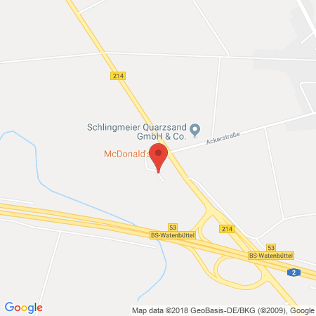 Position der Autogas-Tankstelle: Total-Tankstelle in 38179, Schwülper