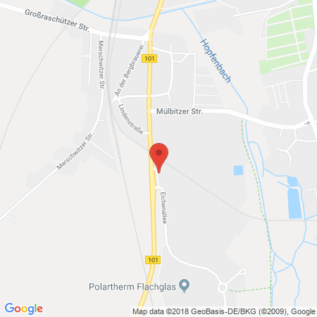Position der Autogas-Tankstelle: Star-Tankstelle in 01558, Großenhain