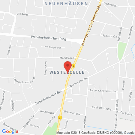 Standort der Autogas Tankstelle: Star-Tankstelle in 29227, Celle