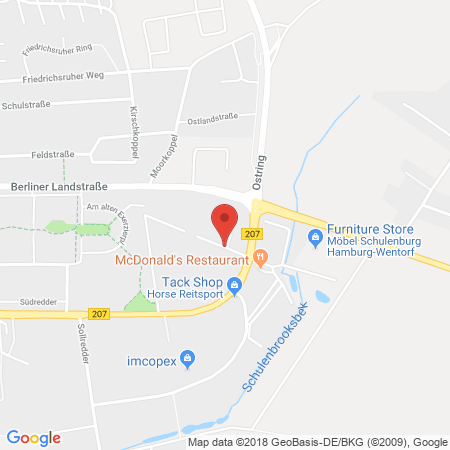 Position der Autogas-Tankstelle: Star Tankstelle in 21465, Wentorf