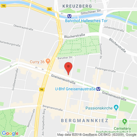 Standort der Autogas Tankstelle: Esso (BarMalGas) in 10961, Berlin