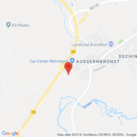 Standort der Autogas Tankstelle: Karl Bachl bft-Tankstelle, Mercedes Autohaus in 94133, Röhrnbach