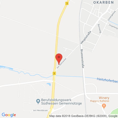 Position der Autogas-Tankstelle: Shell Tankstelle in 61184, Karben