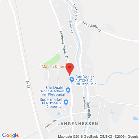 Standort der Autogas Tankstelle: Kfz-Meisterbetr. Karl-Heinz Baumgarten in 08439, Langenhessen