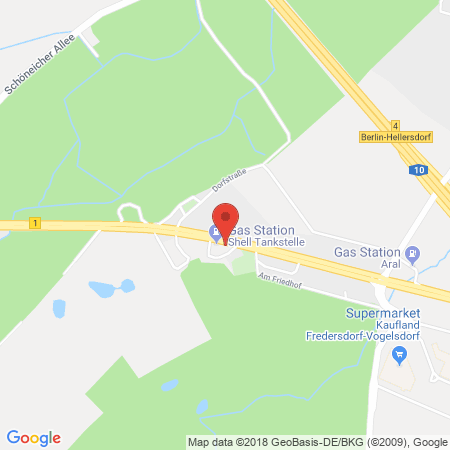 Standort der Tankstelle: Shell Tankstelle in 15370, Fredersdorf-Vogelsdorf
