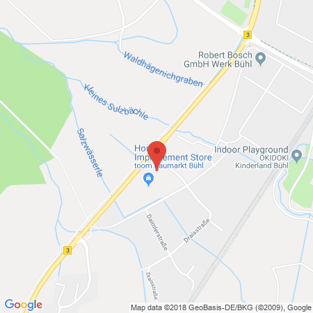 Position der Autogas-Tankstelle: Shell Tankstelle in 77815, Buehl