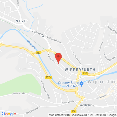 Position der Autogas-Tankstelle: Raiffeisen-erzeugergenossenschaft Bergisch Land Und Mark Eg in 51688, Wipperfürth