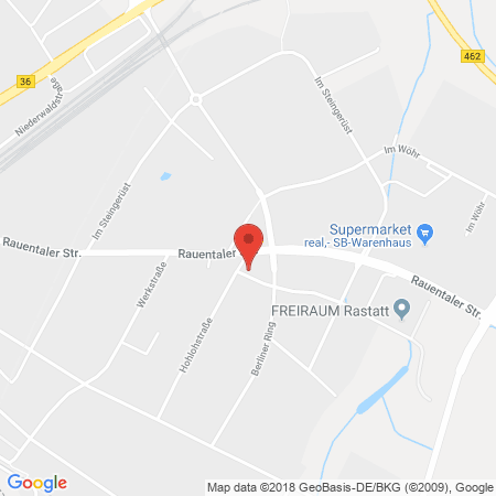 Position der Autogas-Tankstelle: Pelleter Gmbh in 76437, Rastatt