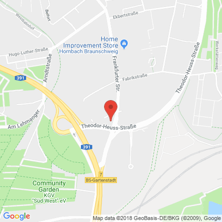 Standort der Tankstelle: CleanCar AG NL 124 in 38122, Braunschweig