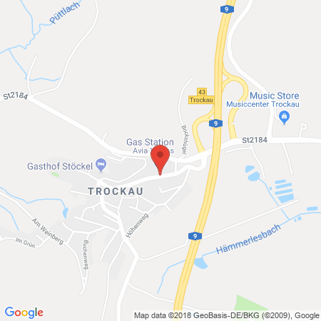 Standort der Tankstelle: Avia Tankstelle in 91257, Pegnitz-Trockau