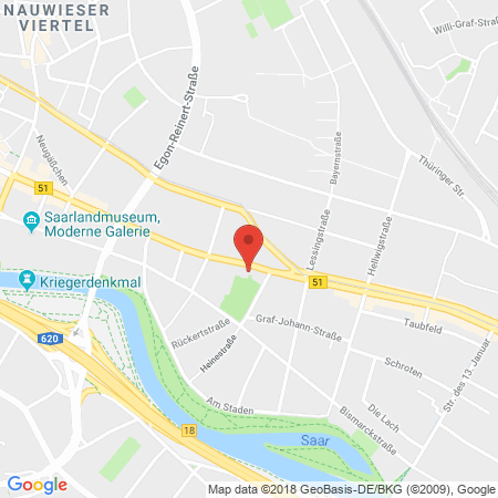 Standort der Tankstelle: ARAL Tankstelle in 66121, Saarbrücken