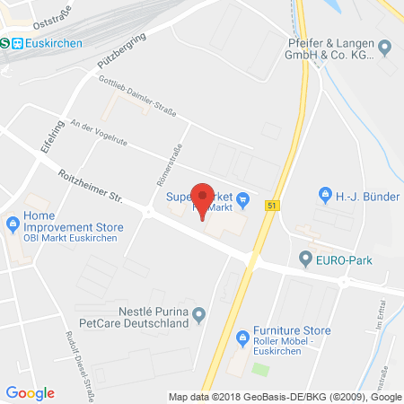 Standort der Tankstelle: HIT (Supermarkt TS) Tankstelle in 53879, Euskirchen