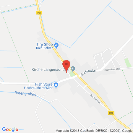 Position der Autogas-Tankstelle: Sven Hartl KFZ-Werkstatt in 04938, Langennaundorf