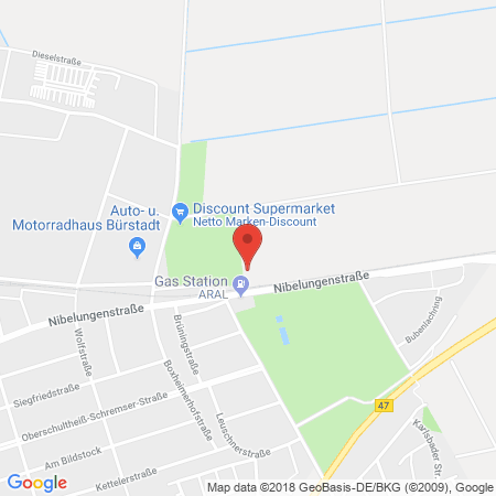 Standort der Tankstelle: ARAL Tankstelle in 68642, Bürstadt