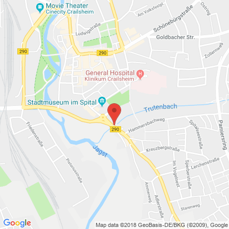 Position der Autogas-Tankstelle: Shell Tankstelle in 74564, Crailsheim