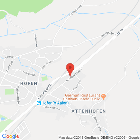 Standort der Autogas Tankstelle: Autohaus Henschel in 73433, Aalen