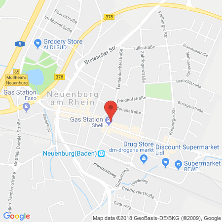 Standort der Tankstelle: Shell Tankstelle in 79395, Neuenburg