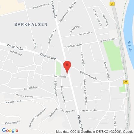 Standort der Tankstelle: TotalEnergies Tankstelle in 32457, Porta Westfalica