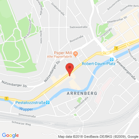 Standort der Tankstelle: Markant Tankstelle in 42117, Wuppertal