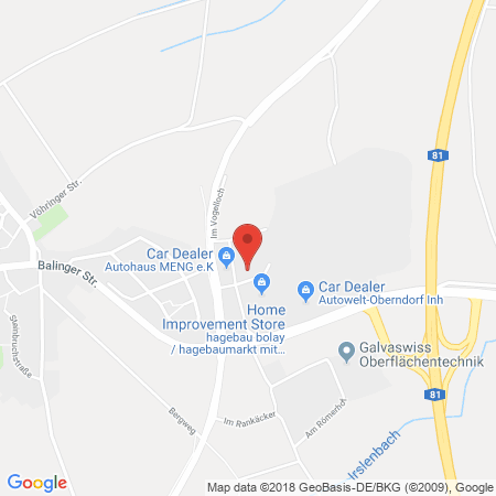 Position der Autogas-Tankstelle: A.gaiser Sb-tankstelle Gmbh in 78727, Oberndorf