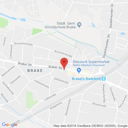 Standort der Tankstelle: ELAN Tankstelle in 33729, Bielefeld-Brake