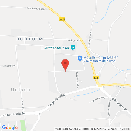 Standort der Autogas Tankstelle: Westfalen-Autogas Autohaus Wolbert GmbH in 49843, Uelsen