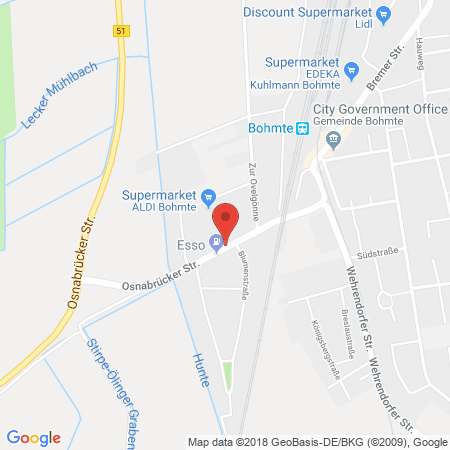 Standort der Autogas Tankstelle: Esso Station Heidmeyer in 49163, Bohmte