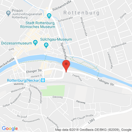 Standort der Tankstelle: Agip Tankstelle in 72108, Rottenburg