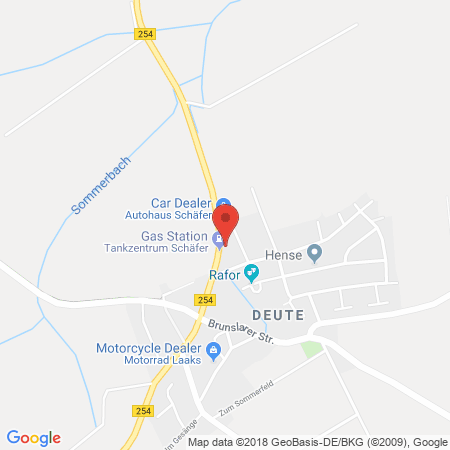 Standort der Tankstelle: GREBE Tankstelle in 34281, Gudensberg-Deute