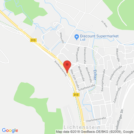 Standort der Tankstelle: AVIA Tankstelle in 72805, Lichtenstein-Unterhausen