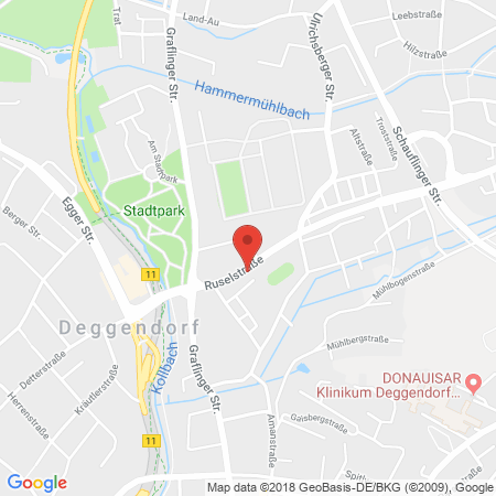 Position der Autogas-Tankstelle: Shell Tankstelle in 94469, Deggendorf