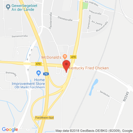 Standort der Tankstelle: ARAL Tankstelle in 91301, Forchheim